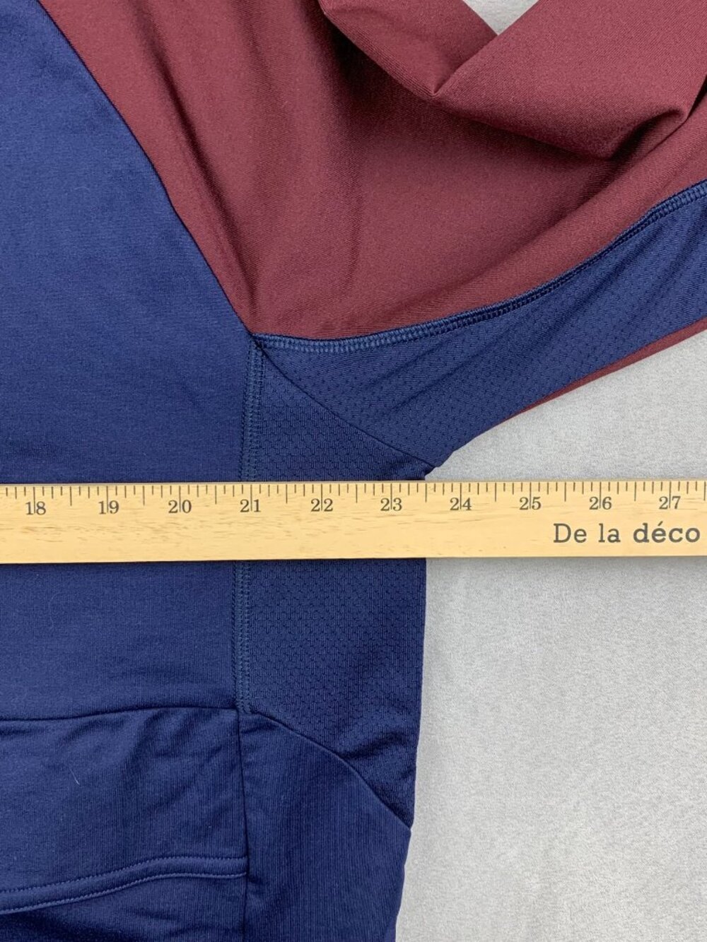 Ralph Lauren RLX Mens Pullover Large Blue Red Colorblock 1/4 Zip Long Sleeve - Picture 4 of 7